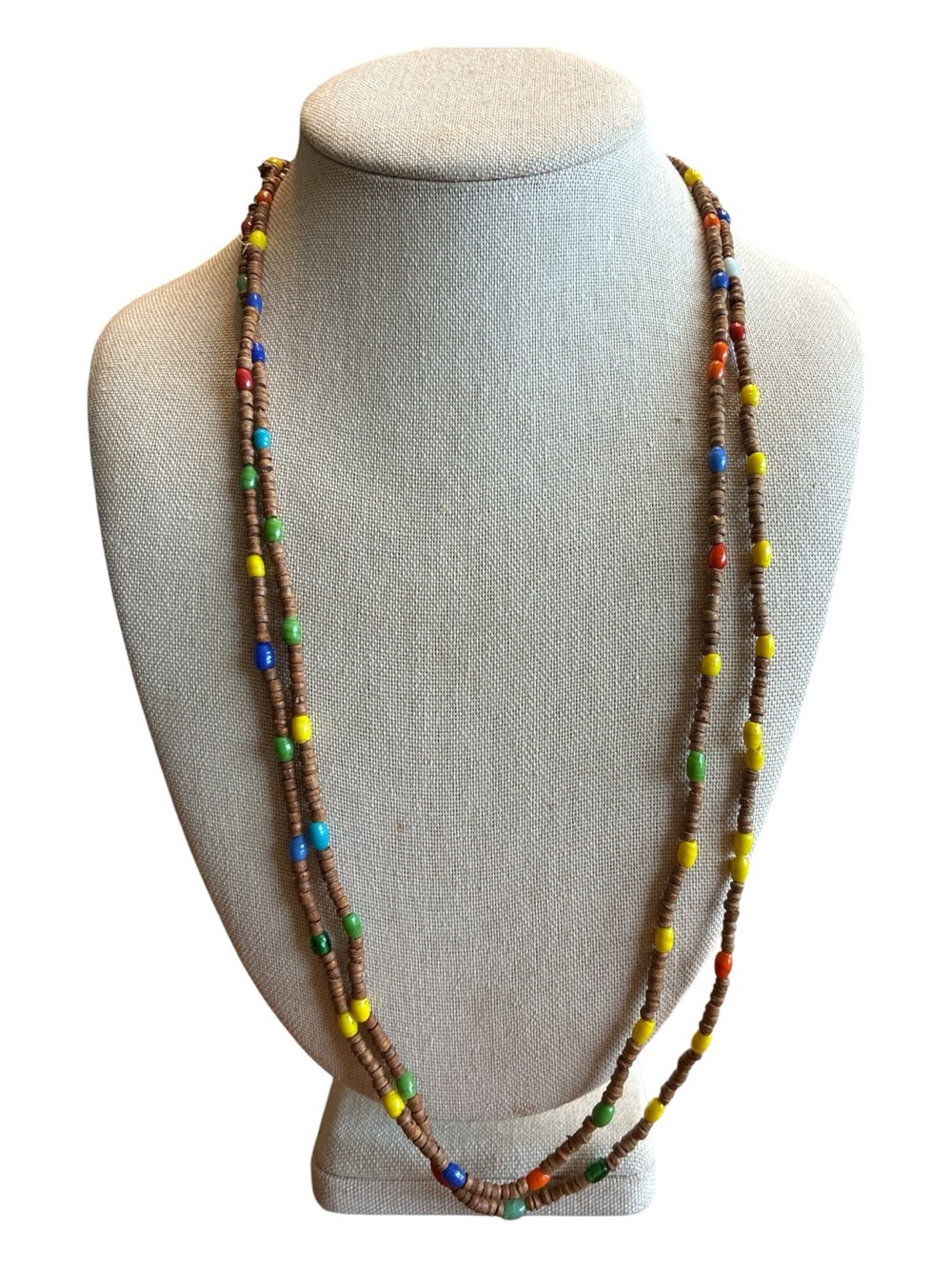Multicolor Beaded Layered Necklace